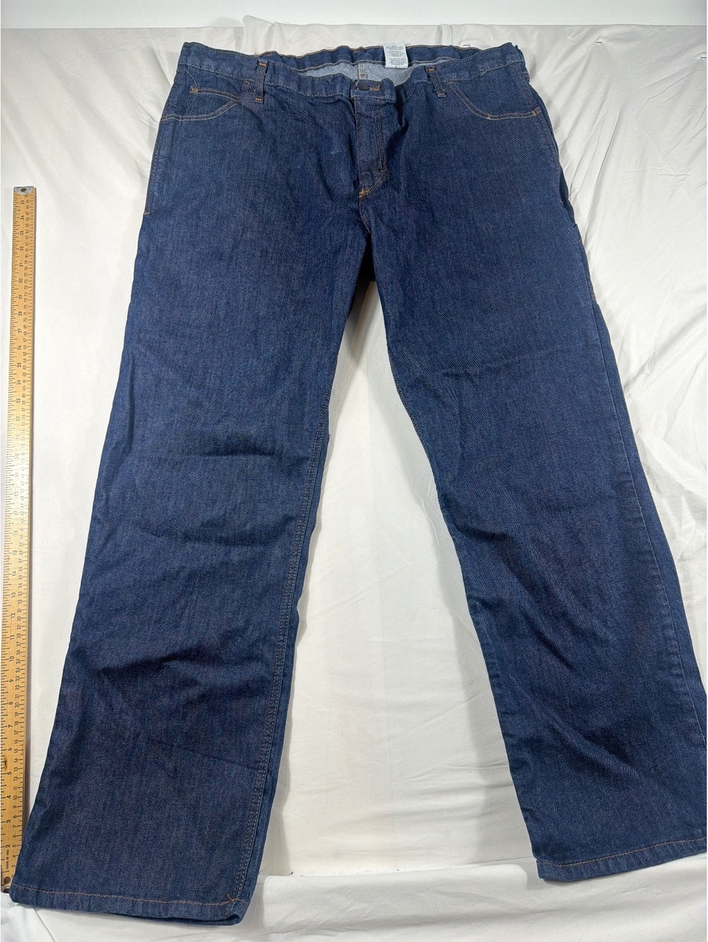 Crude Denim Jeans 46x34 Size Cotton, Spandex